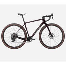 ORBEA TERRA M21e TEAM 1X (2024), wine red carbon view