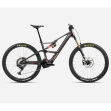 ORBEA RISE LT M-TEAM 630Wh (2025), cosmic carbon view/golden sand