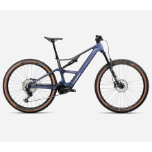 ORBEA RISE SL M20 630Wh (2025), tanzanite carbon view/carbon raw